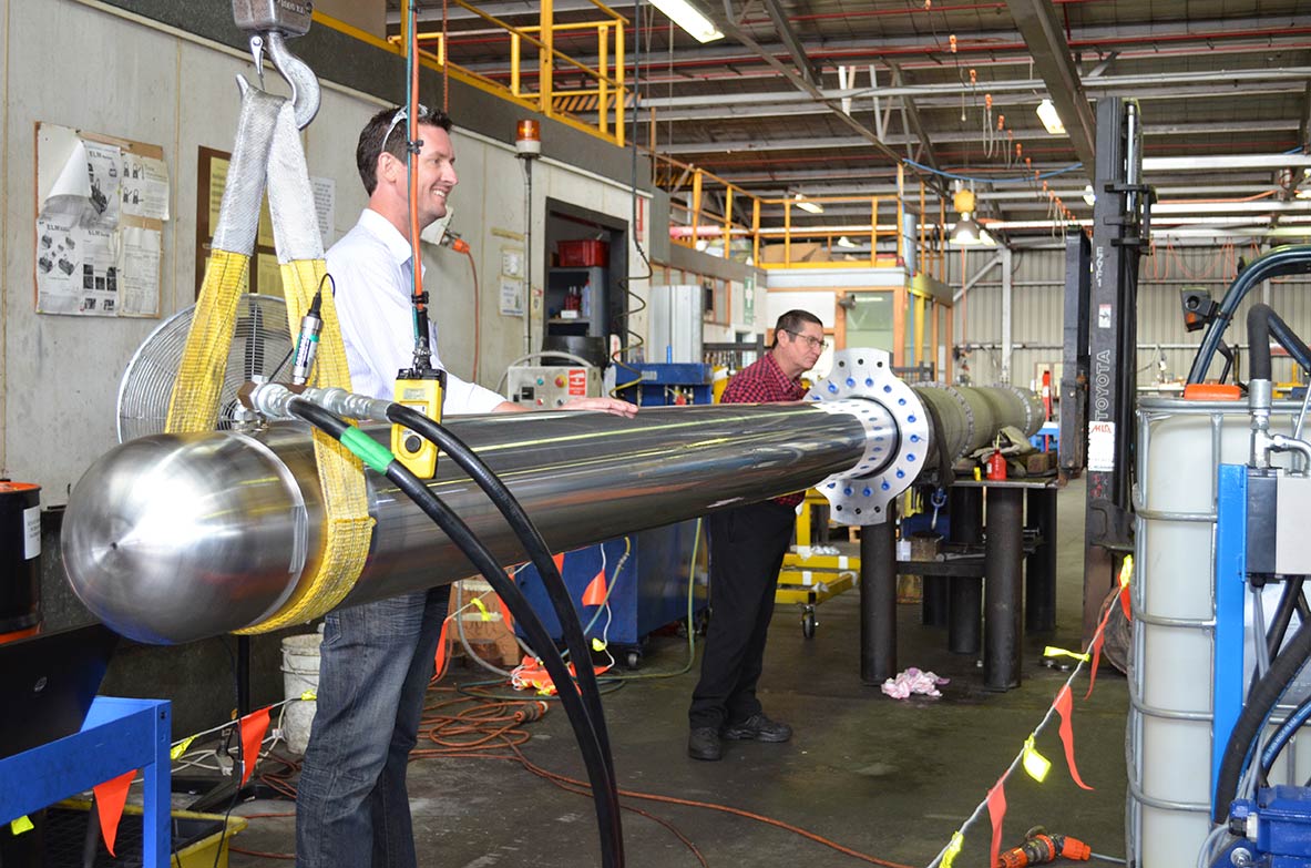 Velocious take delivery of Buckle Initator Cylinders Speciaist